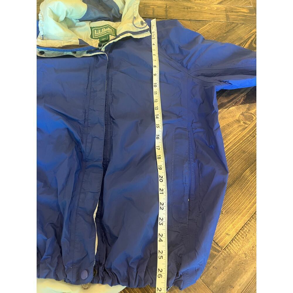 VTG LL BEAN FULL ZIP NYLON RAIN JACKET COAT WOMEN XL HIKING OUTDOOR LIGHTWEIGHT - Picture 5 of 14